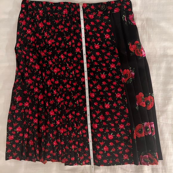 The Kooples Silk Pleated Floral Skirt - Picture 10 of 10